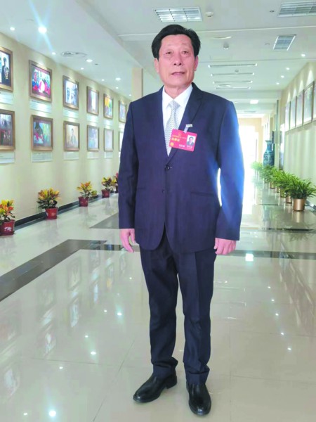 全国人大代表,山东郓城宋江武校校长樊庆斌 受访者供图